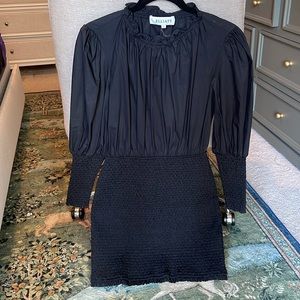 Elliatt Black Smocked Dress
